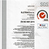Prehľad certifikátov a osvedčení spoločnosti Slotraco s.r.o.