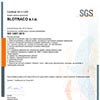 Prehľad certifikátov a osvedčení spoločnosti Slotraco s.r.o.